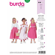 Burda Schnittmuster, Mädchen-Set, 9702