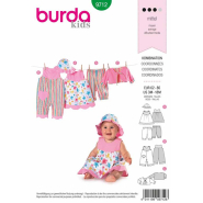 Schnittmuster Burda, Set für Baby, 9712