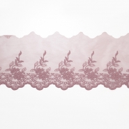 Spitze, gestickt, 85 mm, 19254-055, altrosa