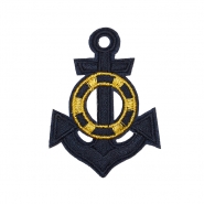 Applikation, maritim, Anker, 19271-001, blau