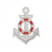 Applikation, maritim, Anker, 19271-002, weiß