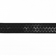 Elastikband,  dekorativ, 30mm, 19597-002, schwarz