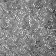 Spitze, elastisch, Ornament, 19725-069, grau