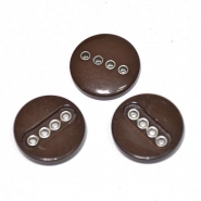 Knopf, für Anzüge 20mm, 20181-005, braun
