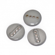 Knopf, für Anzüge, 20mm, 20181-020, grau