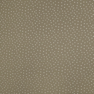 Musselin, doppelt, Punkte, 19032-009, braun