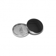 Metallknopf, 15 mm, 20428-101, silber