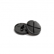 Metallknopf 15 mm, 20434-105, dunkelsilbern