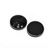 Knopf, modisch, 18mm, 20444-002, schwarz