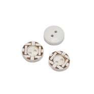 Knopf, Holz, 13mm, 20460-003, weiß