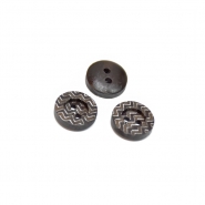 Knopf, Holz, 13mm, 20460-009, braun