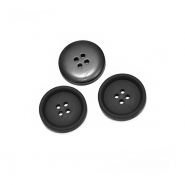 Knopf, für Anzüge, 15 mm, 20470-002, schwarz