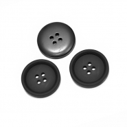 Knopf, für Anzüge, 25 mm, 20472-002, schwarz