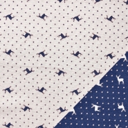 Dekostoff, Jacquard, festlich, 21310-48, blau