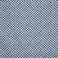 Baumwolle, Popeline, Elastan, Punkte, 21489-1, blau