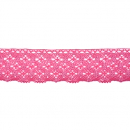 Spitze, Baumwolle, 40 mm, 21545-007, rosa