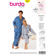 Schnittmuster Burda, klassische Pyjama, 2691