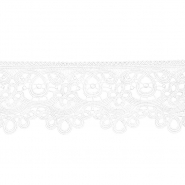 Spitze, 80 mm, Ornament, 21978-001, weiß