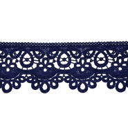 Spitze, 80 mm, Ornament, 21978-020, dunkelblau