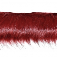 Band, dekorativ, Pelz, 22002-060, rot