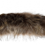 Band, dekorativ, Pelz, 22002-024, braun