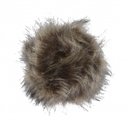 Bommel, Kunstpelz, 15 cm, 18889-023, braun