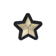 Applikation, Stern, 22134-100, gold