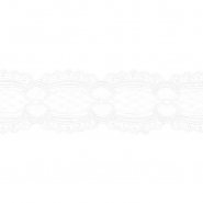 Spitze, 55 mm, Ornament, 22141-001, weiß