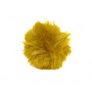 Bommel, Kunstpelz, 5 cm, 22106-032, gelb