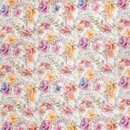 Dekostoff, Druck, floral, 22477