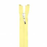 Reißverschluss, teilbar, 70 cm, 6 mm, 18301-105, hellgelb