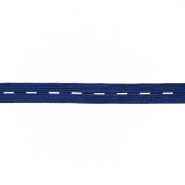 Lochgummiband, 15 mm, 22257-020, blau