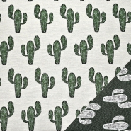 Dekostoff, Jacquard, beidseitig, Natur, 22694