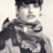 Wolle für Mäntel, Porträt, 22679-2, schwarz-weiß