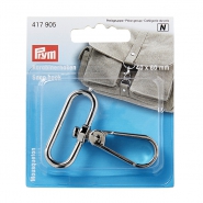 Karabinerhaken, 40 mm, Prym, 417905, silber