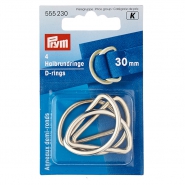 Halbring, metallisch, Prym, 30 mm, 555230, silber
