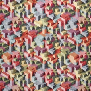 Dekostoff, Jacquard, geometrisch, 22885-90