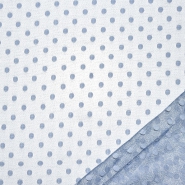 Netzstoff, dehnbar, Punkte, 22932-003, blau