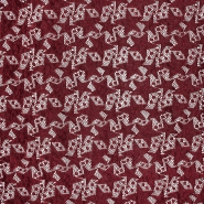 Spitze, elastisch, Sterne, 22935-019, bordeaux