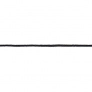 Schnur, flauschig, 1,5 mm, 23137-002, schwarz