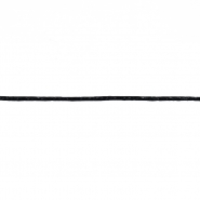 Schnur, 1 mm, 23148-002, schwarz