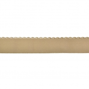 Elastikband, dekorativ, 40 mm, 23159-024, beige