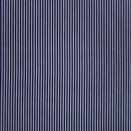 Baumwolle, Popeline, Streifen, 23367-002, dunkelblau
