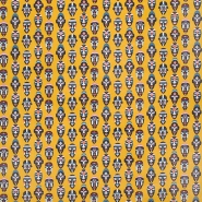 Baumwolle, Popeline, Druck, 23503-1, ocker