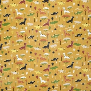 Baumwolle, Popeline, Tiere, 23504