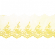 Spitze, gestickt, 85 mm. 19254-005, gelb