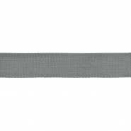Gurtband, Baumwolle, 32 mm, 21532-027, grau