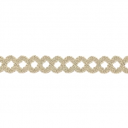 Band, dekorativ, Spitze, 15 mm, 21542-024, beige