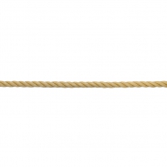 Schnur, gestrickt, 7 mm, 18937-032, braun-beige