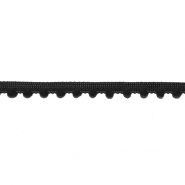 Band, Pom Pom, 8 mm, 23640-002, schwarz